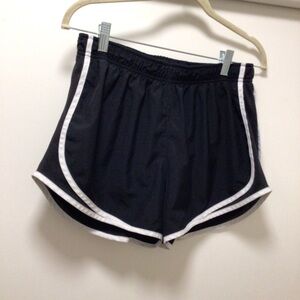 Womens Nike Dri-fit Black and White Shorts